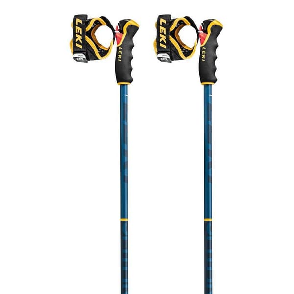 Leki Alpino Spitfire 3D blå og gul