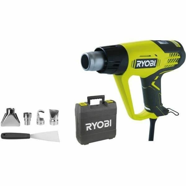 Ryobi ehg2020lcd varmepistol 2000W grøn/sort
