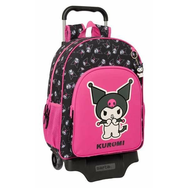 Safta Mochila Escolar Noir/Fuchsia