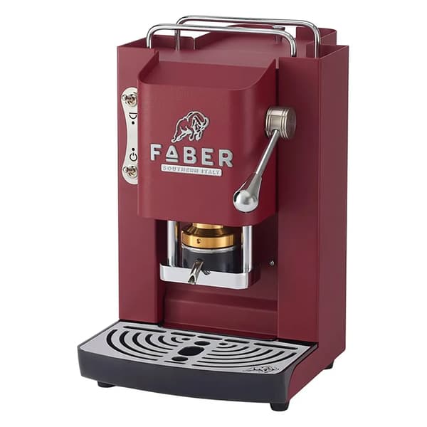 Faber Pro Deluxe 3.0 Kaffemaskin Cherry Red/Chrome