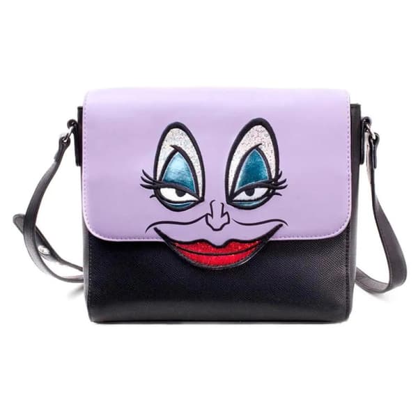 Difuzed Skuldertaske Ursula sort og violet