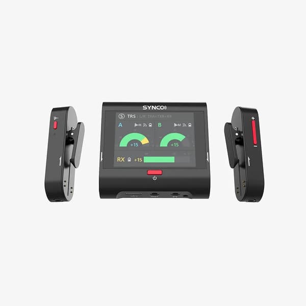 Synco G3 Pro trådløs lavalier mikrofon system med 2 mikrofoner