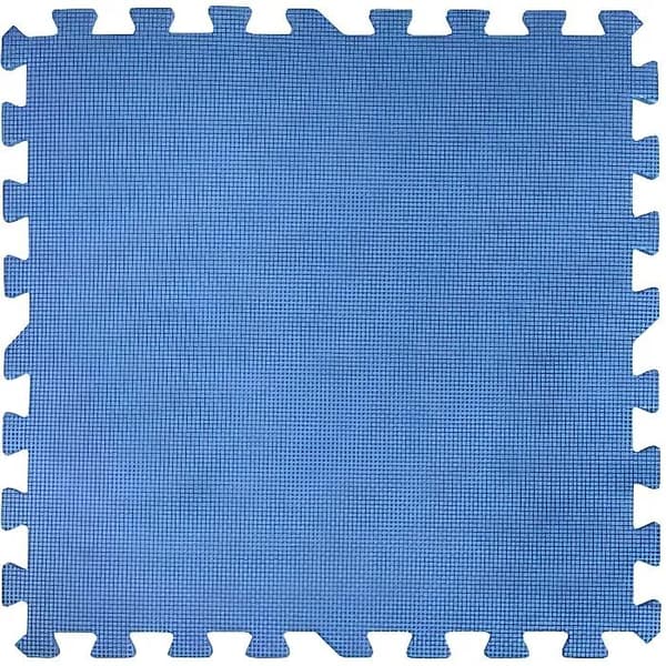Tapis de sol en dalles puzzle - Gre bleu