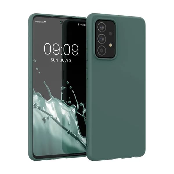 kwmobile Samsung Galaxy A52 telefonfodral blå-grön
