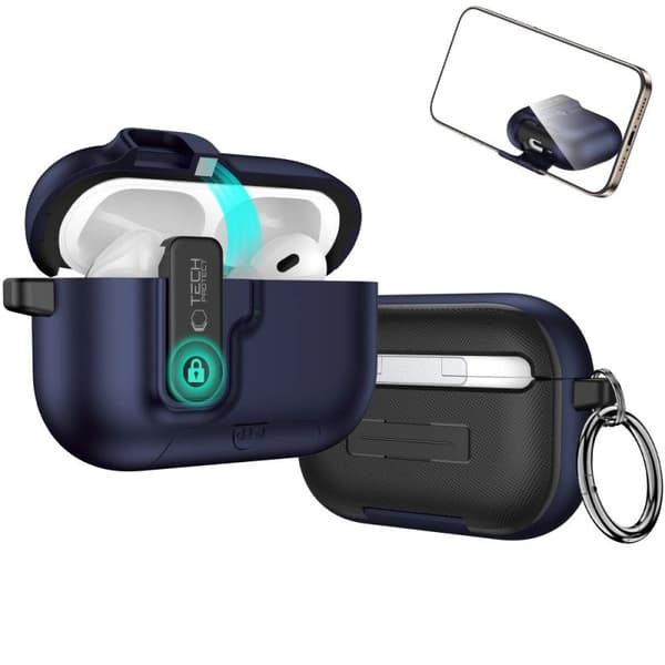 Tech-Protect Slim Hook kuuloketasku Navy Blue