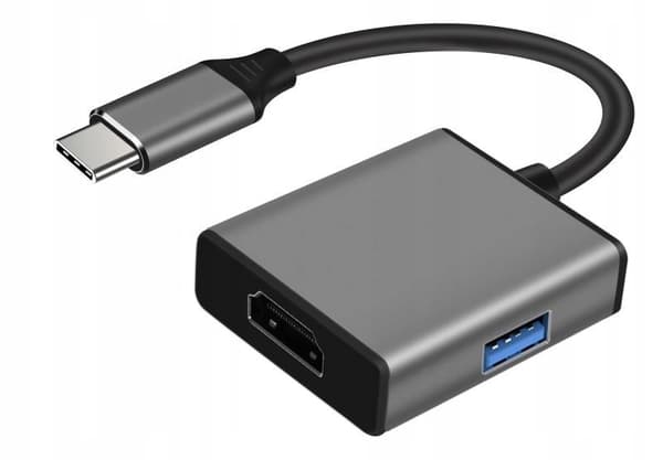 ART USB Hub Adapter USB-C til HDMI 4K 30Hz + USB 3.0 15cm