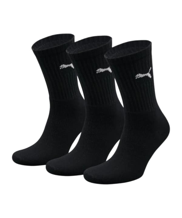 PUMA crew socks sport 3 pack musta
