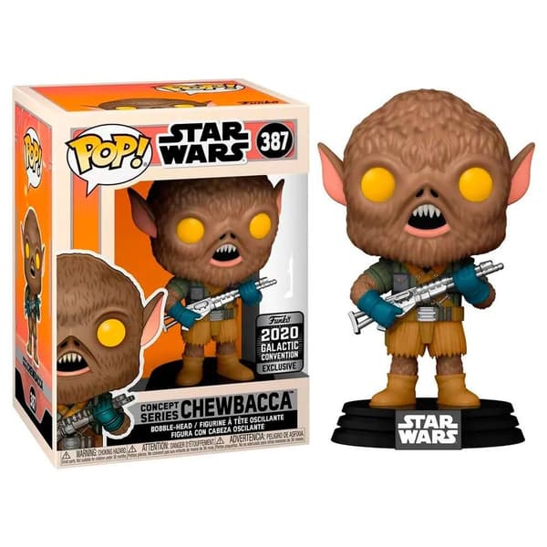 Pop Chewbacca Exclu 2020 mørkebrun