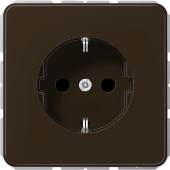 Jung cd 1520 br brun schuko uttag 16A