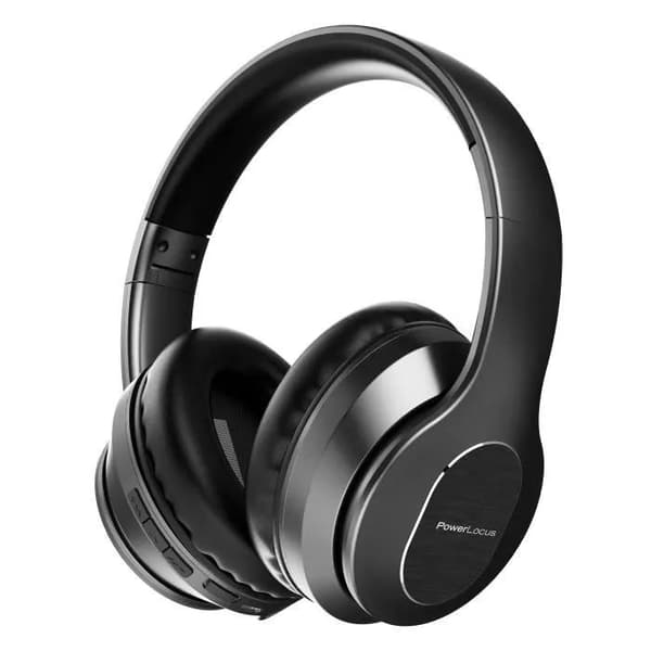 PowerLocus Bobo Hörlurar för Barn, Svart/Blå, Bluetooth 5.3