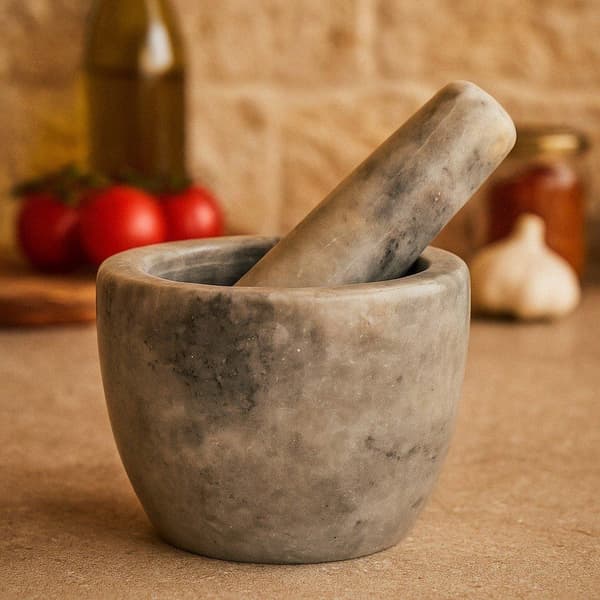 home-styling-collection GAVI marmor morter grå 12cm