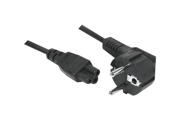 Exertis Connect exertis connect strømkabel C5 vinklet 1m