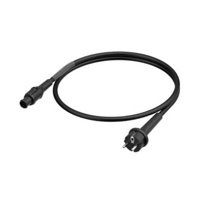 Neutrik 1028915 strømkabel sort 3m