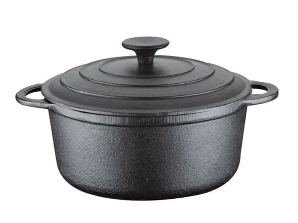 Kinghoff kh-2253 støbejernsgryde 2.4l sort