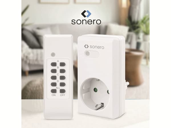 Sonero s-rcs203 smart plug sæt til indendørs brug