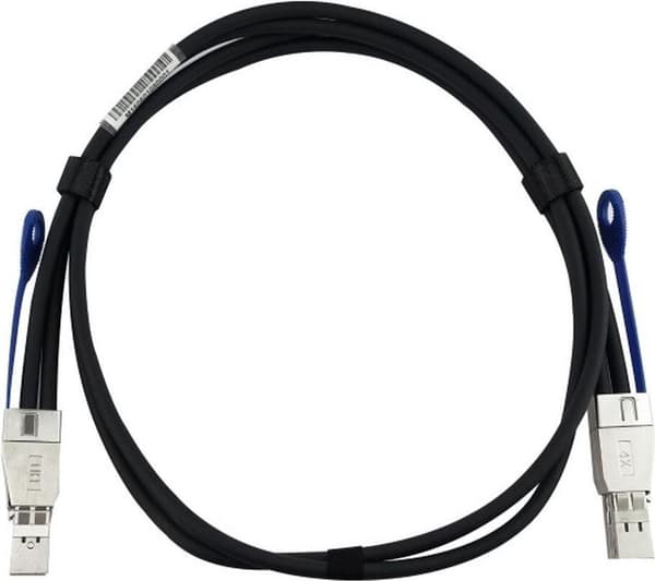 BlueOptics 470-13557-BL 3-meter Serial Attached SCSI kabel svart