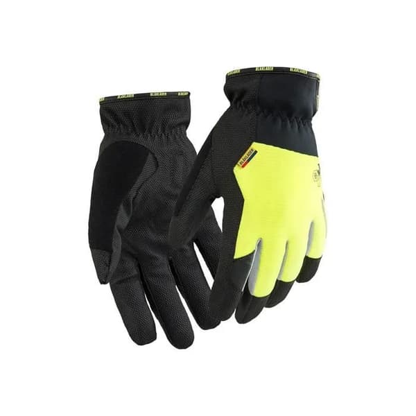Blåkläder 2881 Supreme Strong vinterhandsker sort/fluo gul