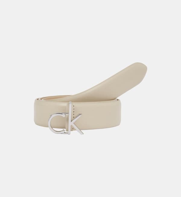 Calvin Klein Bælte CK Monogram beige 90 cm