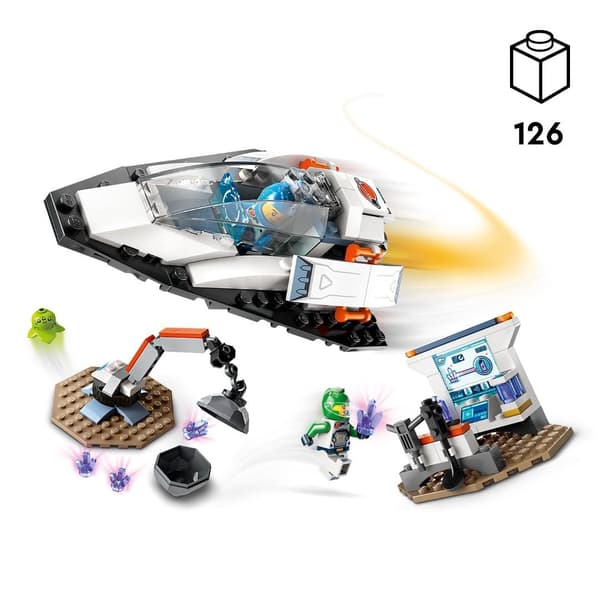 LEGO Vaisseau Spatial et Exploration de l'Astéroïde