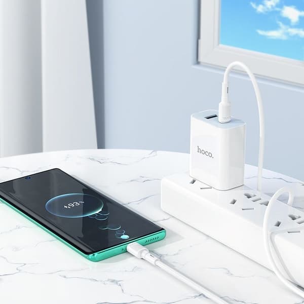 Hoco Victory X83 USB-C kabel 60W 1m vit