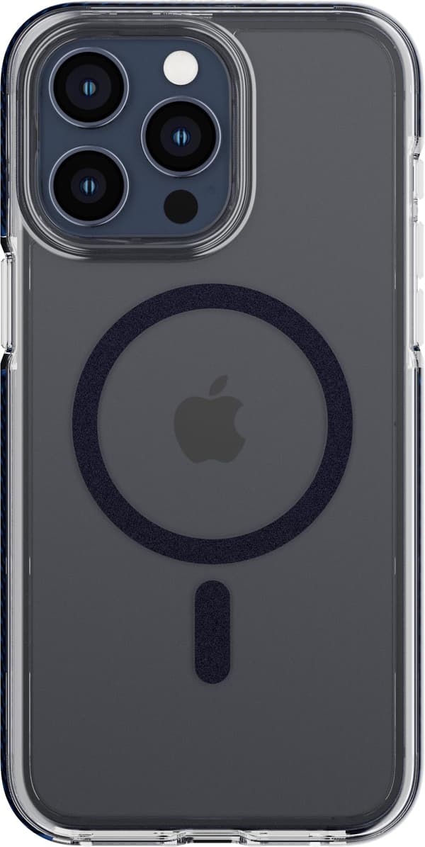 Tech 21 EvoCrystal iPhone 15 Pro Max Blå Titan