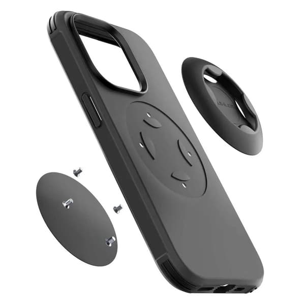Interphone Quiklox Tetraforce iPhone 16 sort