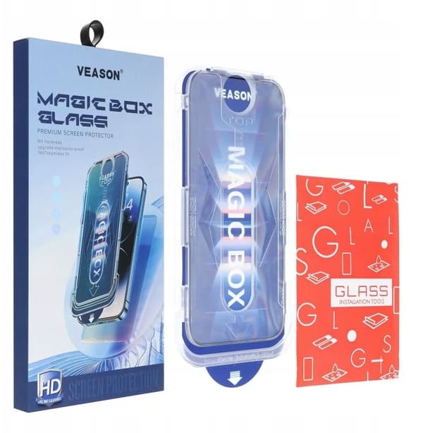 Veason 6D Pro sort skærmbeskyttelse til iPhone 17 Pro Max