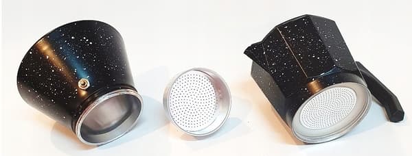Klausberg kb-7298 espressomaskine 600ml 12 kopper grå