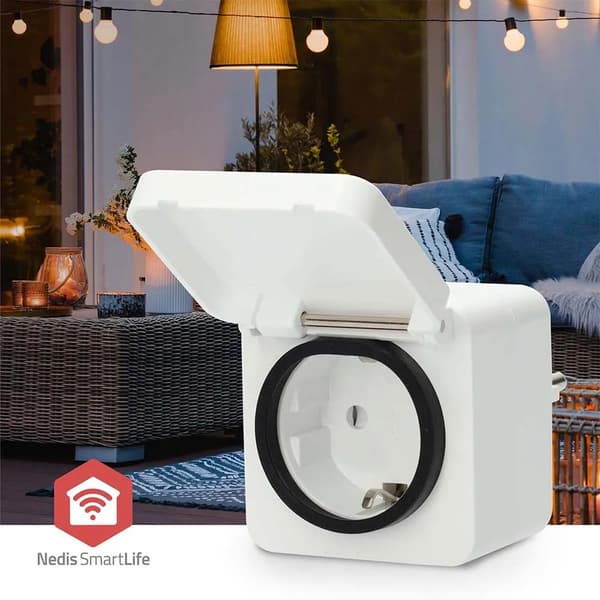 Nedis SmartLife Smart-Stik - hvid