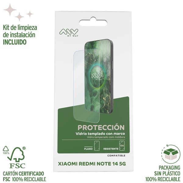 Myway Redmi Note 14 5G Tempered Glass Näytönsuojus