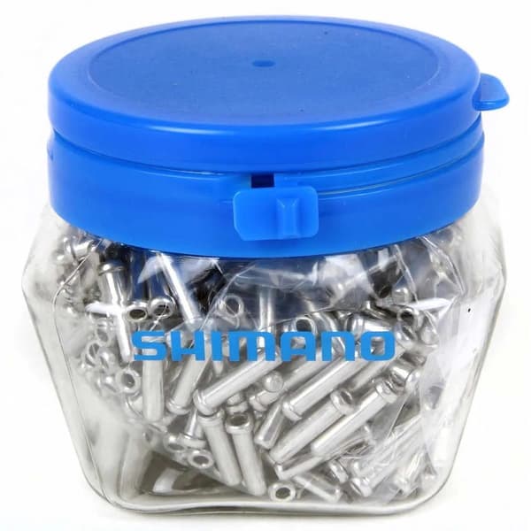 Shimano bremsekabel tips 1.6mm Sølv 500 stk