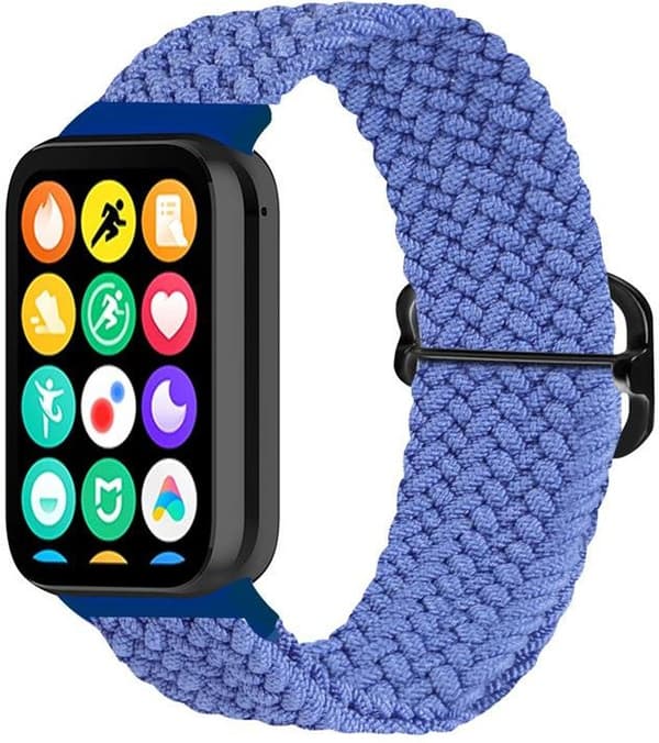 m3 woven strap blå