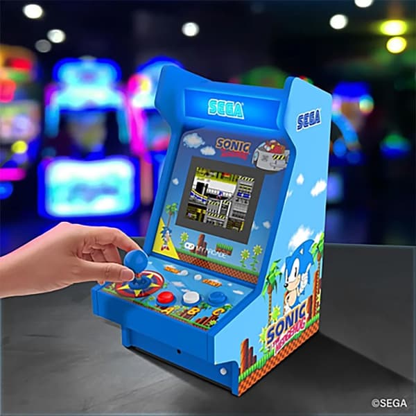 My Arcade Mighty Player blå retro arkadspel med 5 spel