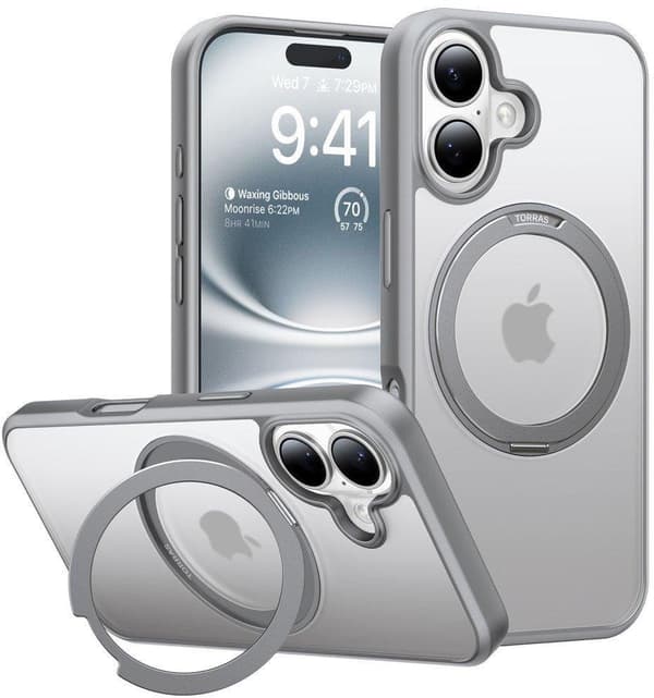 Torras OSTAND PRO SERIES iPhone 16 - titanium grey