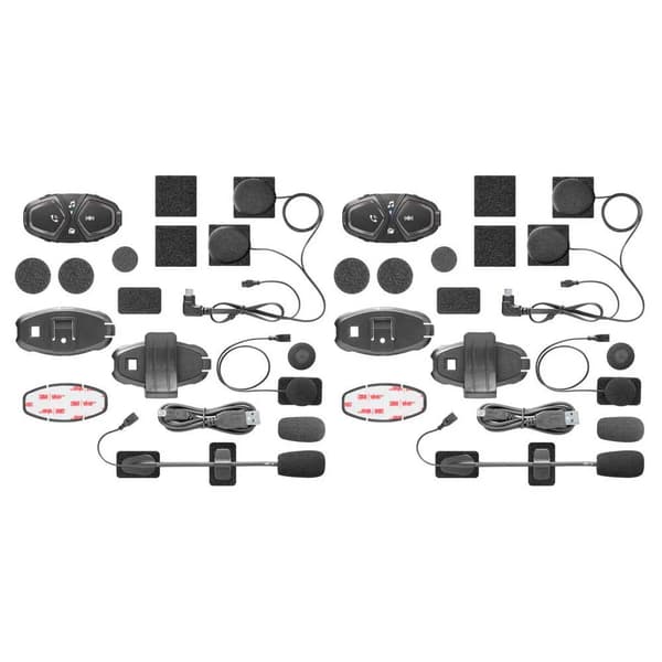 Interphone Cellularline Active Duo musta intercom
