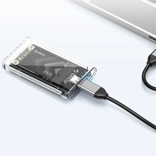 Orico TC10-MS Läpinäkyvä mSATA USB-C Levyke 2TB