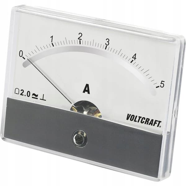 Voltcraft am-86x65/5a/dc analog panelmonterad mätare