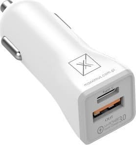 Maxximus MX Kappa 18W hvid biloplader