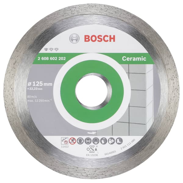 Bosch diamantklinge standard til keramik 125mm
