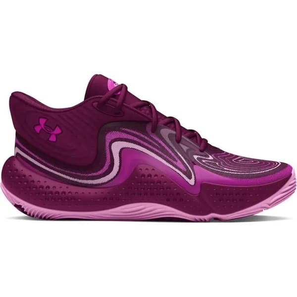 Under Armour Spawn 6 Mid Koripallokengät Lila