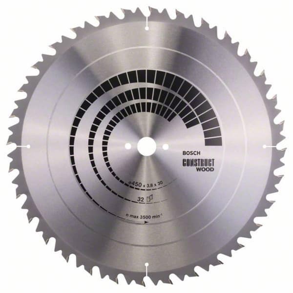 Bosch cirkelsavblad Construct Wood 450mm 32 tænder