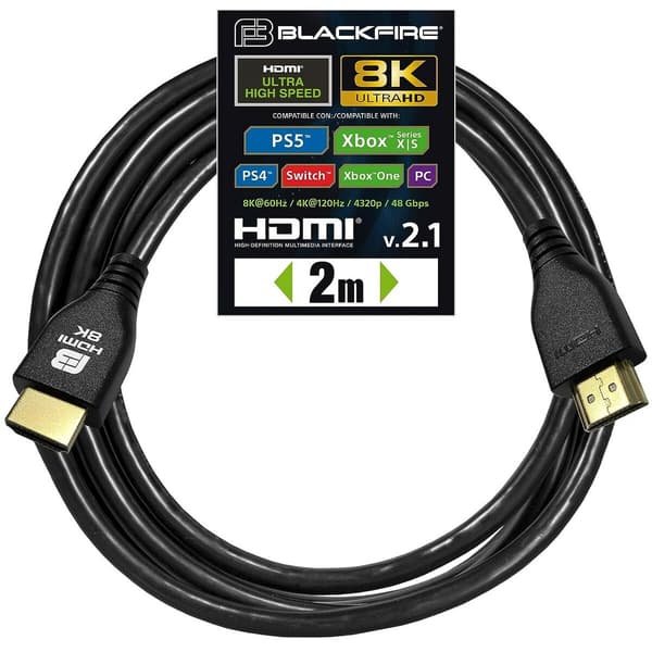 Blackfire Câble HDMI ULTRA 8K 60Hz 2m