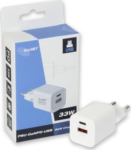 Allnet Oplader ALLNET QC USB-C PD 33 watt