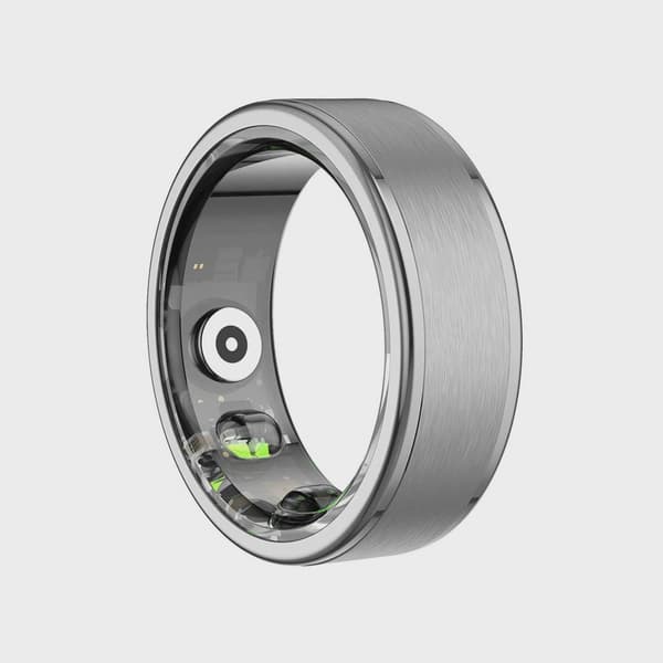 fitpaddy fitring air smart ring i rustfrit stål