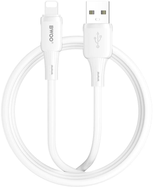 bwoo x329l USB Lightning-kabel 3A vit