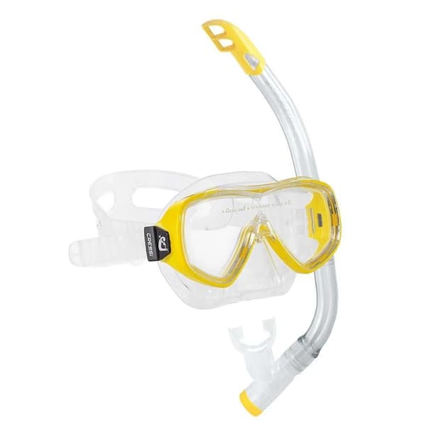 Cressi snorkelutrustning för barn i gul