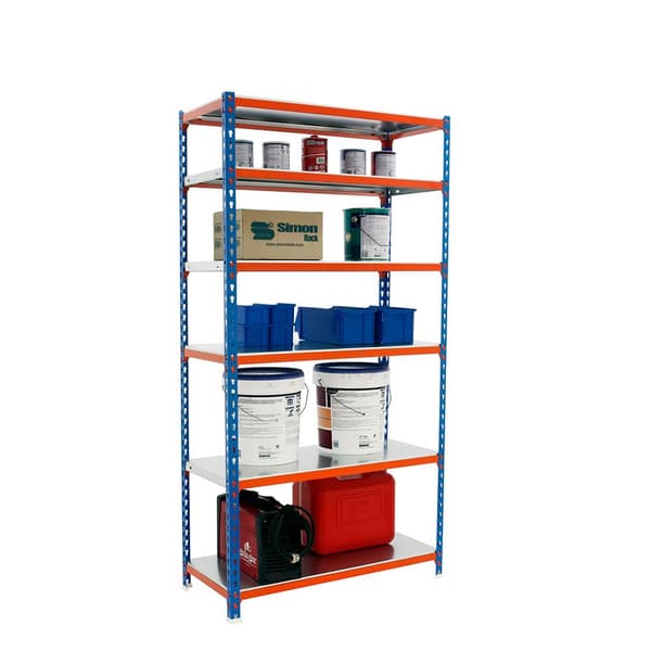 Simonrack mini 6/500 blå/orange/galvaniseret