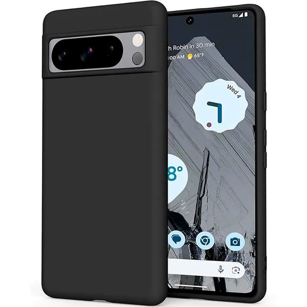 CrocoCase Google Pixel 8 Pro silikone sort
