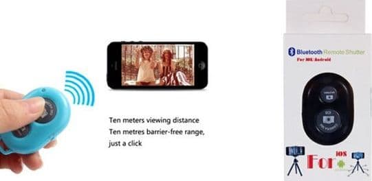 xrec selfie stick sort justerbar 110cm
