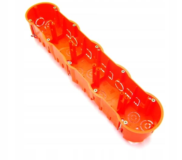Pawbol A.0048PG dyb 5-gangs installationsboks orange